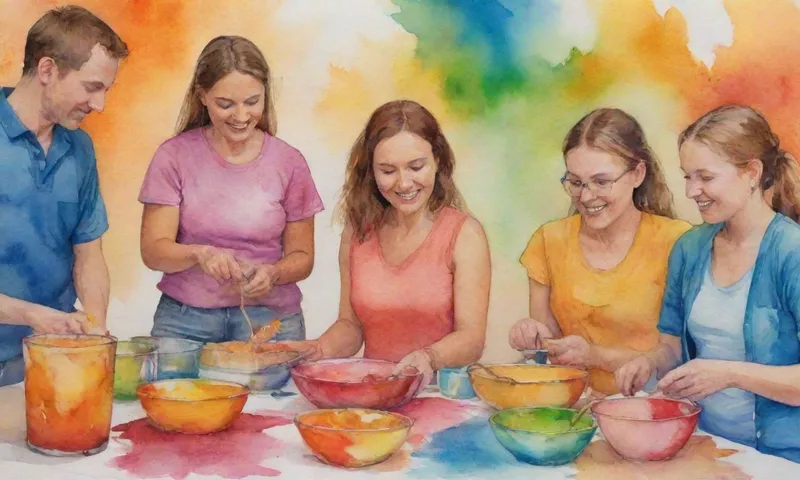Personas de diferentes orígenes dedicadas a diversas actividades que simbolizan la ingeniosidad – ilustración con una vibrante variedad de colores y texturas – incluyendo el aprendizaje, la colaboración, la creación y la conexión.