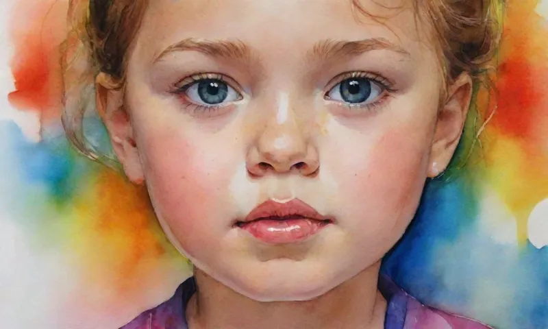 Una cara de niños