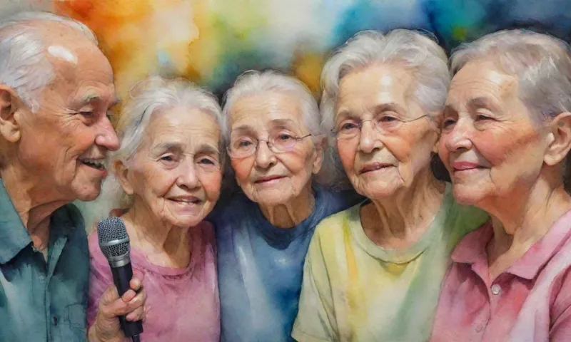 Un grupo de miembros de la comunidad