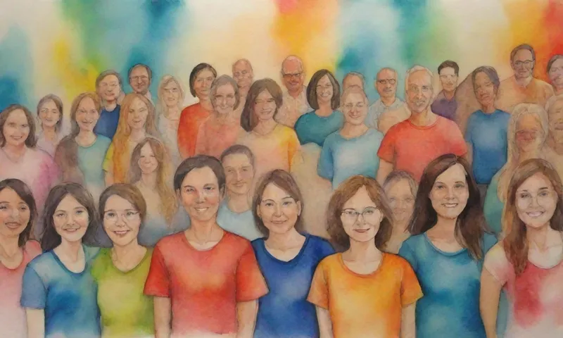 Un grupo diverso de personas de diferentes orígenes colaboran en la construcción de un centro comunitario vibrante utilizando materiales sostenibles modernos
