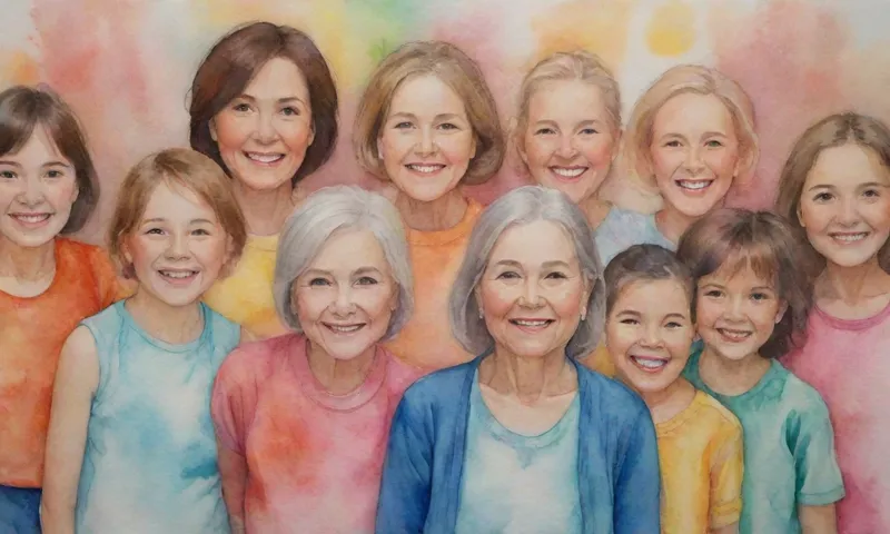 Un grupo diverso de personas de varias edades sonriente