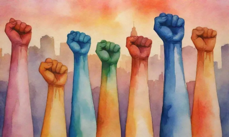 Un grupo de individuos diversos que se unen