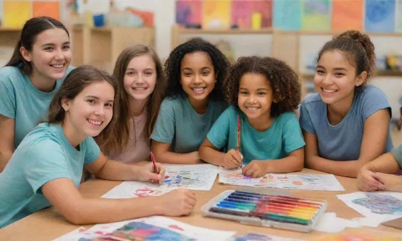 Un grupo de estudiantes diversos sonriendo y comprometidos con sus compañeros
